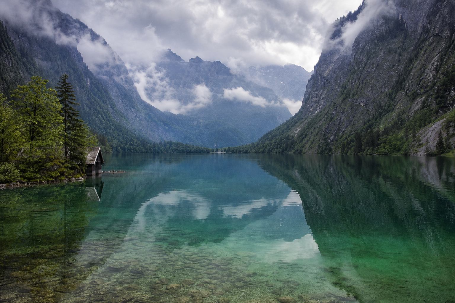 Königssee in den Bayerischen Alpen